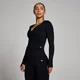 Chaqueta corta sin costuras Tempo para mujer de MP - Negro