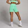 Short sin costuras Tempo con fruncido para mujer de MP - Verde menta