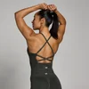 Camiseta de tirantes con tiras sin costuras Tempo para mujer de MP - Gris noche