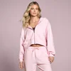 Sudadera con capucha y cremallera Lifestyle para mujer de MP - Rosa empolvado