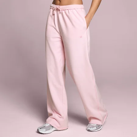 Pantalón de chándal de pierna recta Lifestyle para mujer de MP - Rosa empolvado