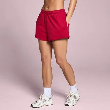 Short de chándal Lifestyle para mujer de MP - Rojo rosa