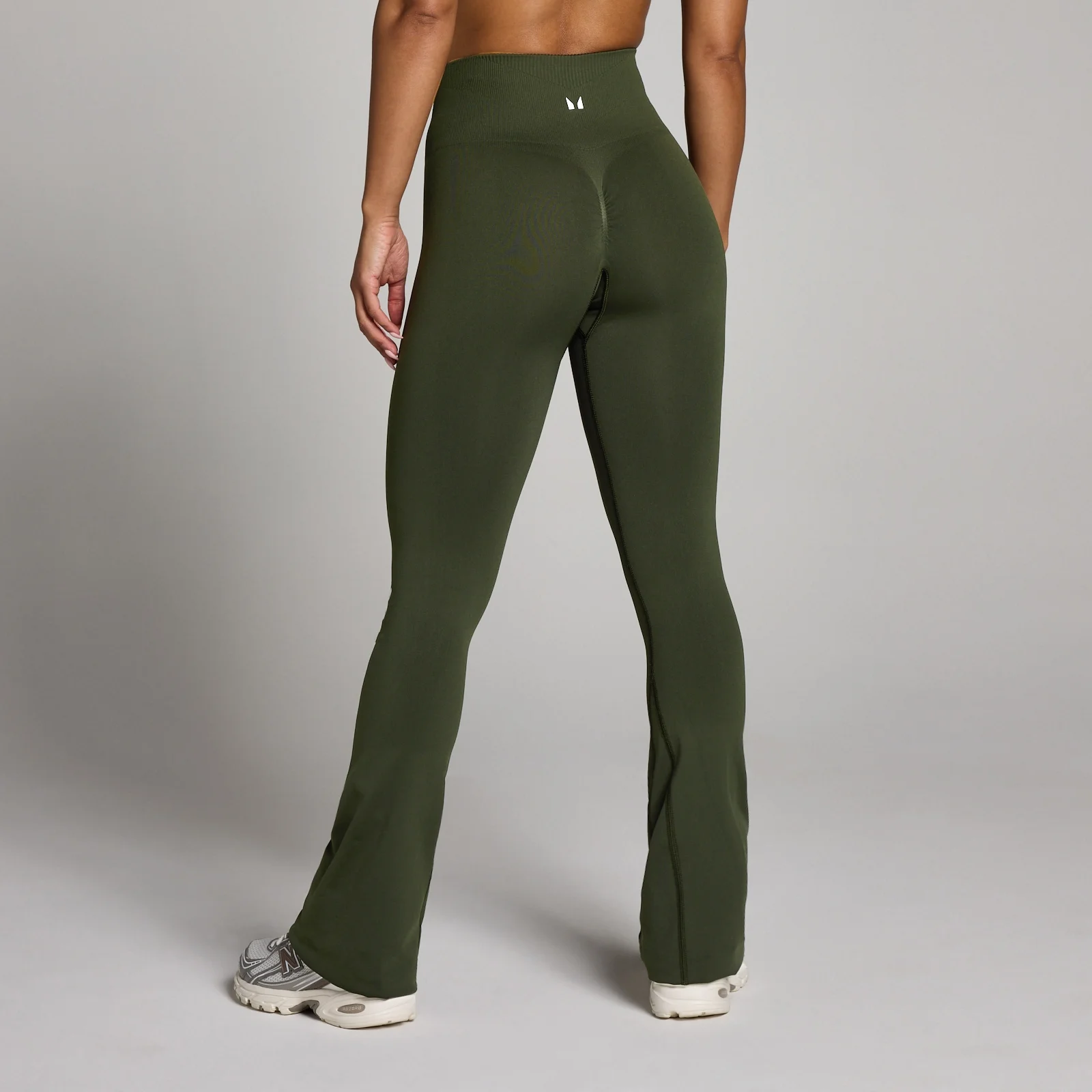 Mallas acampanadas sin costuras Tempo para mujer de MP - Verde bosque - XS Imagen 1