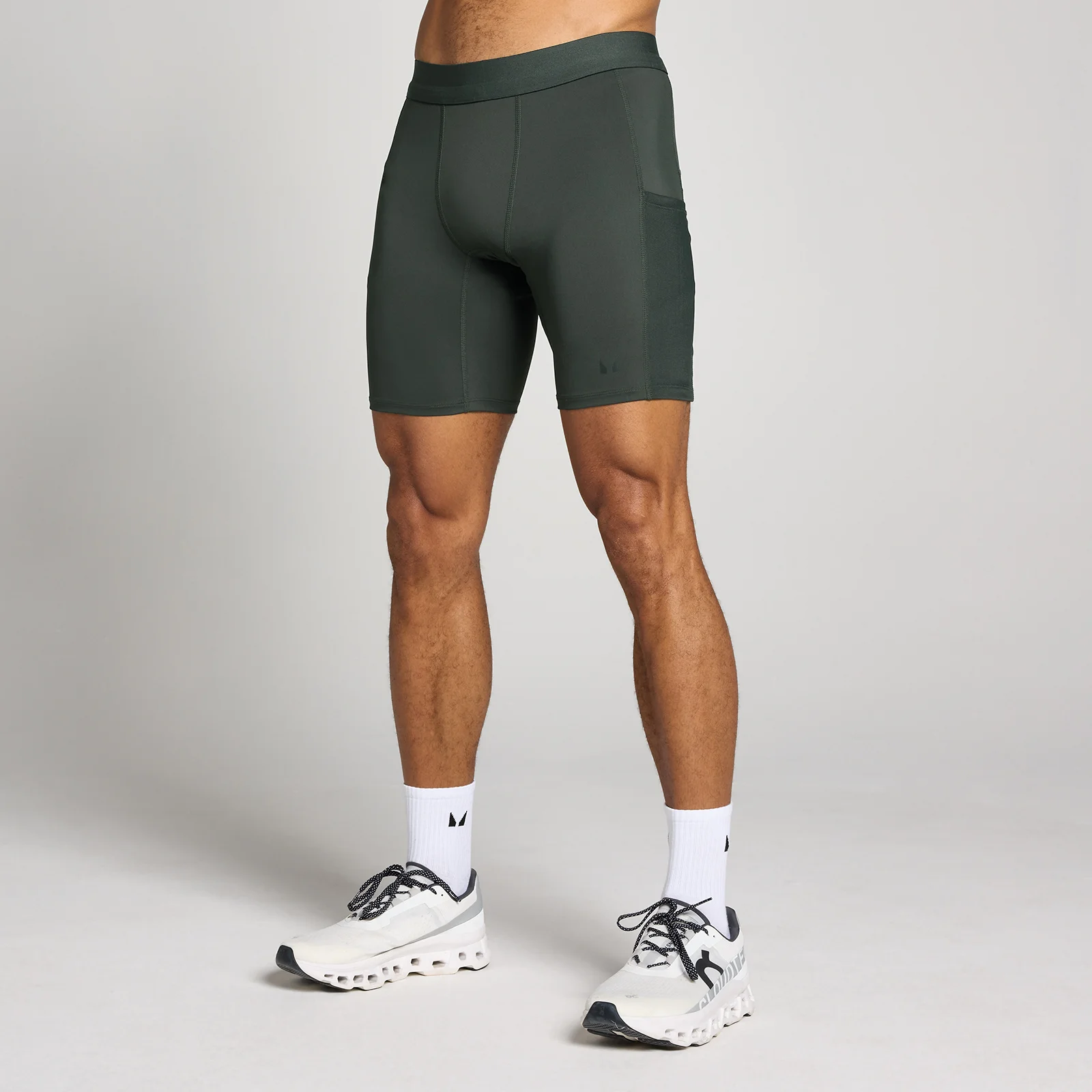 Mallas cortas Hybrid con bolsillo para hombre de MP - Negro lavado - XS Imagen 1