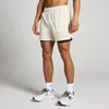 Short de entrenamiento 2 en 1 de 5" para hombre de MP - Hueso