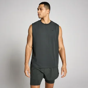 Camiseta de tirantes oversize Cotton Modal para hombre de MP - Negro lavado - Size XS