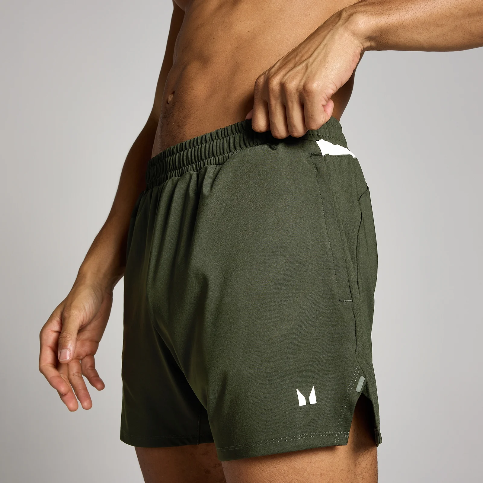 Pantalón corto Tempo Panel 5" para hombre de MP - Verde bosque - XS Imagen 1
