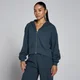 Sudadera con capucha ligera de felpa francesa con cremallera para mujer de MP - Faded Blue