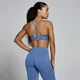 Sujetador deportivo de espalda cruzada Tempo para mujer de MP - Azul pizarra