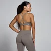 Sujetador deportivo Twist Back Tempo para mujer de MP - Gris ceniza