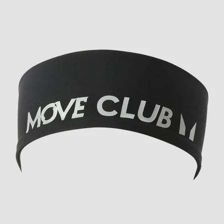Cinta para la cabeza Velocity Move Club de MP - Negro/Reflectante