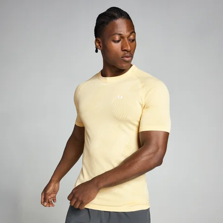 Camiseta sin costuras con diseño gráfico Tempo Pillar para hombre de MP - Mantequilla