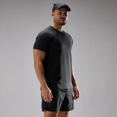 Camiseta con rejilla Training Ultra para hombre de MP - Negro
