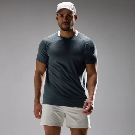 Camiseta Training Ultra Gridded para hombre de MP - Anchor Grey
