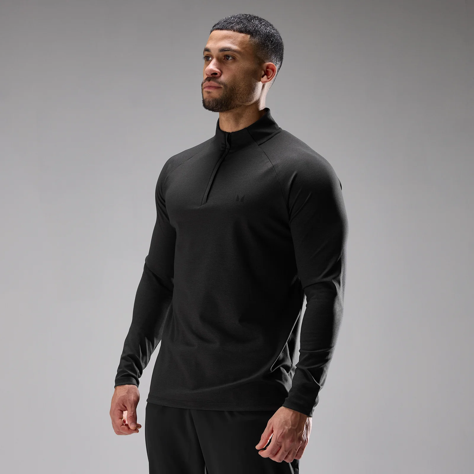 Camiseta Training Ultra Jersey 1/4 Zip para hombre de MP - Negro - XS Imagen 1
