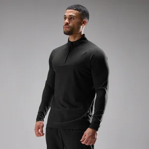 Camiseta Training Ultra Jersey 1/4 Zip para hombre de MP - Negro - Size XS