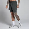 Short Hybrid 5" 2 en 1 para hombre de MP - Negro lavado