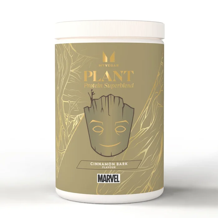 Supermezcla de proteína vegetal – MARVEL – Groot – Corteza de Canela