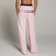 Pantalón de chándal de pierna recta Move Club Graphic ligero de felpa francesa para mujer de MP - Blush