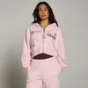 Sudadera con capucha y cremallera ligera con estampado Move Club para mujer de MP - Rosa
