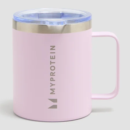 Vaso de café de metal reciclado de Myprotein 350 ml - Rosa