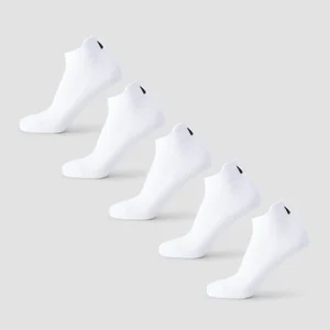 Calcetines de deporte unisex de MP (paquete de 5 pares) - Blanco - Size UK 2-5