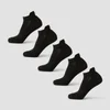 Calcetines tobilleros unisex de MP (paquete de 5) - Negro