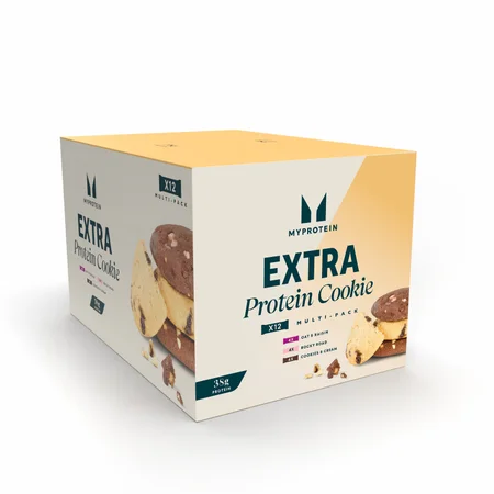 Myprotein Extra Protein Cookie, Variety Box | 12 galletas