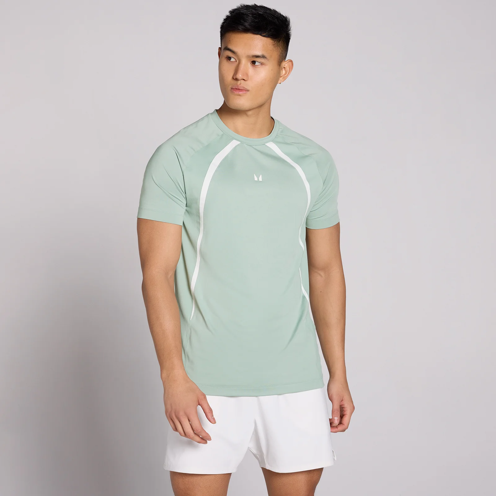 Camiseta Tempo con paneles para hombre de MP - Eucalipto - XS Imagen 1