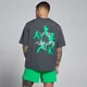 Camiseta Velocity con estampado de algodón modal para hombre de MP - Gris oscuro/verde