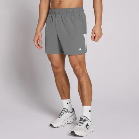 Short de entrenamiento de 5" con bolsillos para hombre de MP - Gris acero