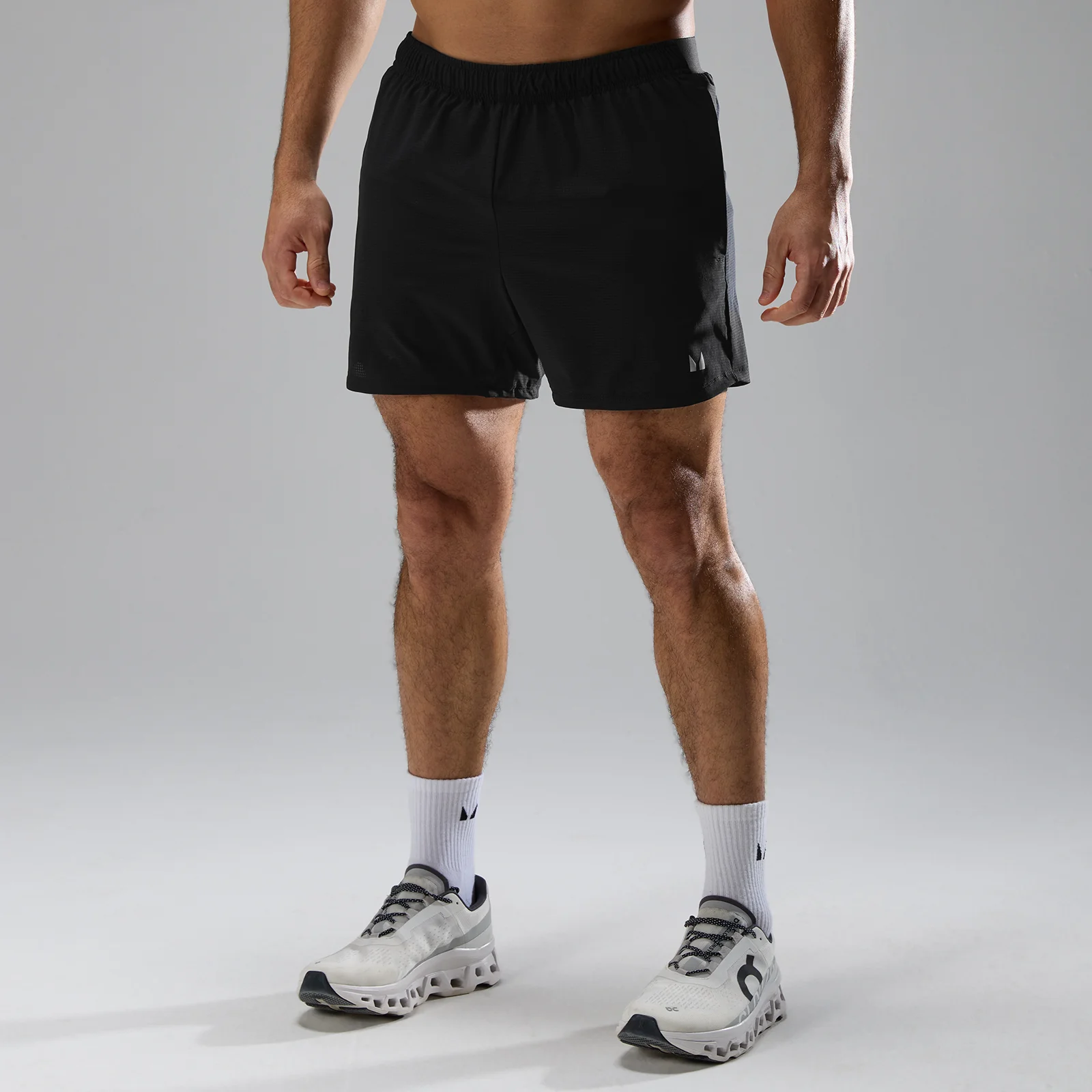 Short de malla 2 en 1 Ultra Velocity 5" para hombre de MP - Negro - S Imagen 1