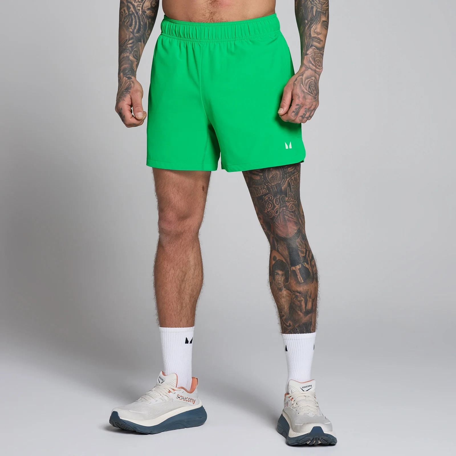 Short deportivo tejido Training de 5" para hombre de MP - Verde lima - XS Imagen 1
