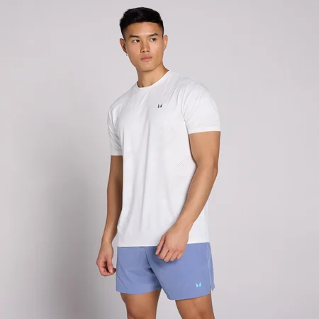 Camiseta con gráfico Pillar Active Training para hombre de MP - Blanco