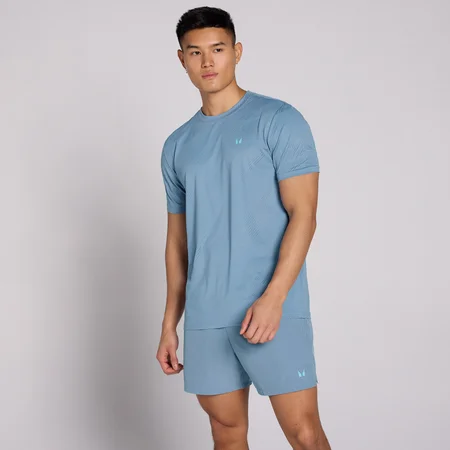Camiseta gráfica Active Training Pillar para hombre de MP - Azul niebla