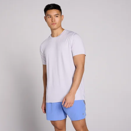 Camiseta Tempo jaspeada para hombre de MP - Gris lila