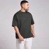 Camiseta de algodón oversize para hombre de MP - Negro lavado
