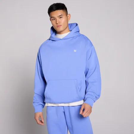 Sudadera con capucha oversize Rest Day para hombre de MP - Azul aciano