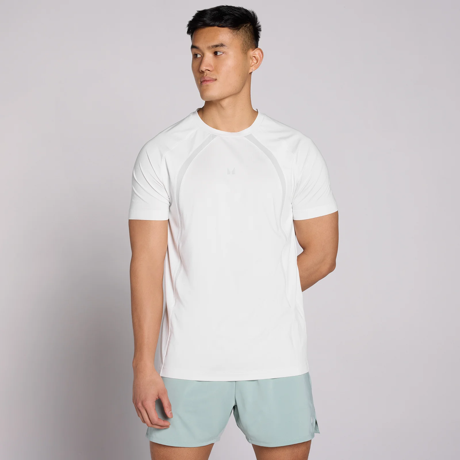 Camiseta Tempo Panel para hombre de MP - Gris nublado - XS Imagen 1