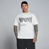Camiseta gráfica de algodón Lift Burnout para hombre de MP - Blanco retro