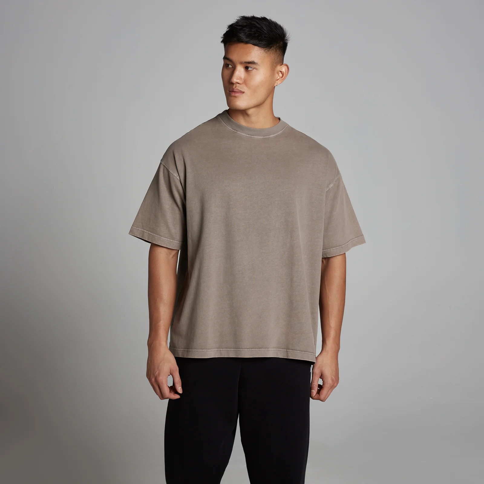 Camiseta oversize de algodón lavado para hombre de MP - Falcon - S Imagen 1