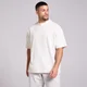 Camiseta oversize de algodón lavado para hombre de MP - Blanco vintage