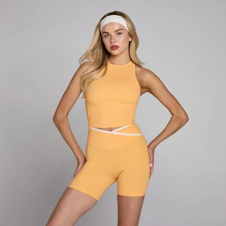 Camiseta de tirantes de cuello alto Tempo para mujer de MP - Melocotón