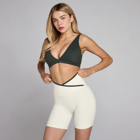 Sujetador deportivo Triangle Tempo para mujer de MP - Negro lavado