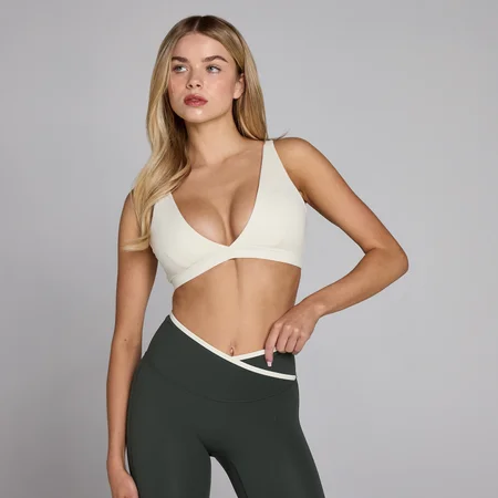 Sujetador deportivo Triangle Tempo para mujer de MP - Marfil