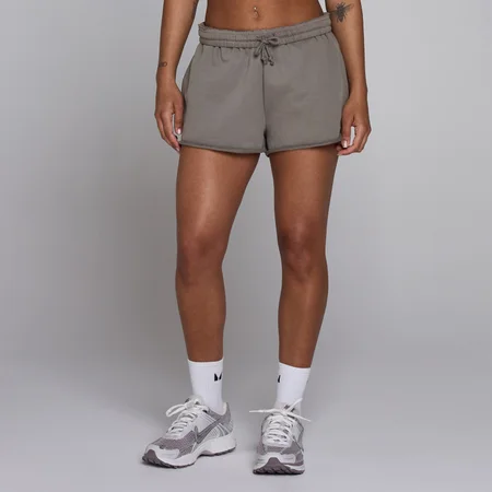 Short lifestyle gráfico Lift para mujer de MP - Trufa oscura