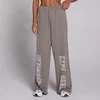 Pantalón de chándal recto Lift Graphic Lifestyle para mujer de MP - Dark Truffle