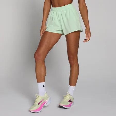 Short de running Tempo 3" mujer de MP - Lima claro