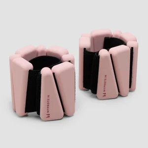 Pesas de tobillo/muñeca de silicona en bolsa de Myprotein (1 lbs) - Rosa - Colour Blush