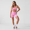 Short de cintura asimétrica con contraste MP Women's X Tatiana - Rosa caramelo